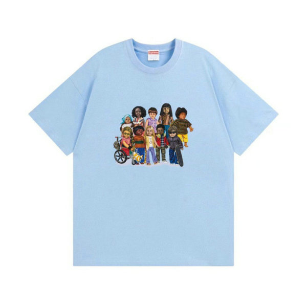 Supreme Short Round Collar T-shirt S-XXL (221)