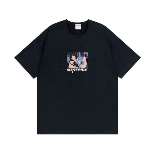 Supreme Short Round Collar T-shirt S-XXL (150)