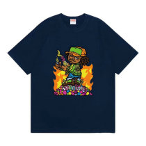 Supreme Short Round Collar T-shirt S-XXL (222) Supreme Short Round Collar T-shirt S-XXL (222)