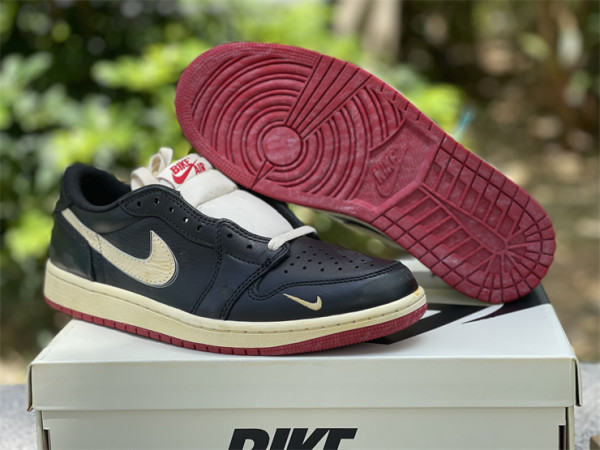Authentic Nigel Sylvester x Air Jordan 1 Low OG GS Nitro Better With Time