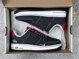 Authentic Nike Air Force 1 Black/White/Red