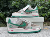 Authentic Gucci x Nike Air Force 1 Green