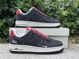 Authentic Nike Air Force 1 Black/White/Red