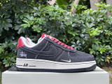 Authentic Nike Air Force 1 Black/White/Red