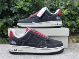 Authentic Nike Air Force 1 Black/White/Red