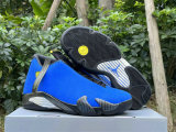 Authentic Air Jordan 14 Challenge Blue/Black