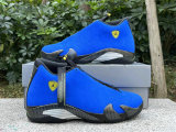 Authentic Air Jordan 14 Challenge Blue/Black