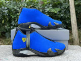 Authentic Air Jordan 14 Challenge Blue/Black