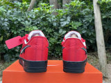 Authentic Off-White x Nike Air Force 1 Black/Red