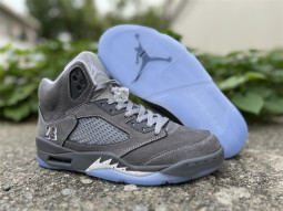 Authentic Air Jordan 5 Wolf Grey