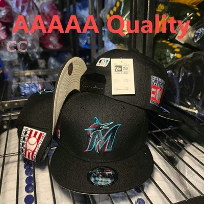 MLB Florida Marlins Snapback Hat (5)