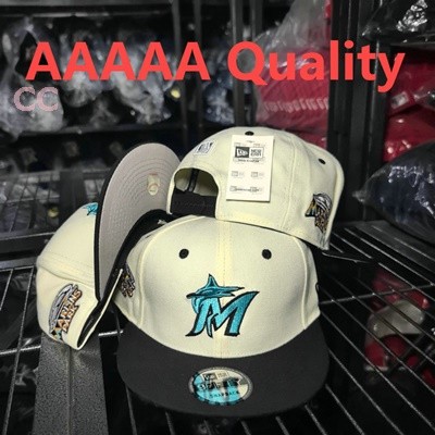 MLB Florida Marlins Snapback Hat (4)