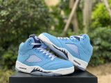 Authentic Air Jordan 5 Light Blue