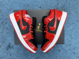 Authentic Air Jordan 1 Low Black/Red