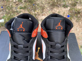 Authentic Air Jordan 1 Low Black/Orange/White