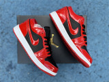 Authentic Air Jordan 1 Low Black/Red