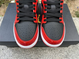 Authentic Air Jordan 1 Low Black/Red