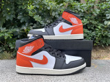 Authentic Air Jordan 1 Low Black/Orange/White