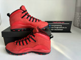 Authentic Air Jordan 10 Red/Black