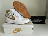 Authentic Air Jordan 1 WMNS “Metallic Gold”