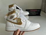 Authentic Air Jordan 1 WMNS “Metallic Gold”