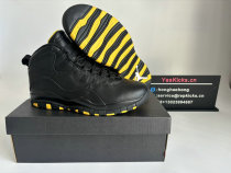 Authentic Air Jordan 10 Black/Yellow