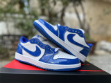 Authentic Air Jordan 1 Low Royal Blue/White