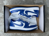 Authentic Air Jordan 1 Low Royal Blue/White