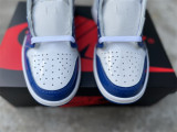 Authentic Air Jordan 1 Low Royal Blue/White