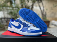 Authentic Air Jordan 1 Low Royal Blue/White