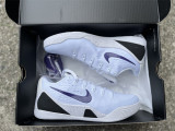 Authentic Nike Kobe 9 Elite Low EM Protro White/Purple