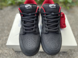 Authentic Supreme x Nike SB Dunk Low Black/Red/White