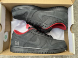 Authentic Supreme x Nike SB Dunk Low Black/Red/White