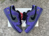 Authentic Supreme x Nike SB Dunk Low Purple/Black