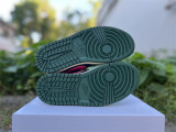 Authentic Air Jordan 1 Low GS Malachite/Fir/Pink Blast/Coconut Milk