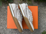 Hermes Sneaker Homme Jet Chevre Velours White