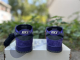 Authentic Supreme x Nike SB Dunk Low Purple/Black