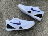 Authentic Nike Kobe 9 Elite Low EM Protro White/Purple