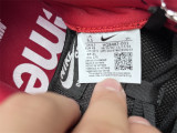 Authentic Supreme x Nike SB Dunk Low Black/Red/White