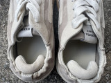Hermes Sneaker Homme Jet Chevre Velours White