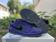 Authentic Supreme x Nike SB Dunk Low Purple/Black