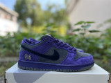 Authentic Supreme x Nike SB Dunk Low Purple/Black