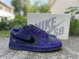 Authentic Supreme x Nike SB Dunk Low Purple/Black