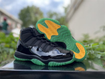 Perfect Air Jordan 11 Black/Green/Yellow Perfect Air Jordan 11 Black/Green/Yellow