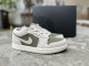 Authentic Air Jordan 1 Low Green/Grey