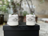 Authentic Air Jordan 1 Low GS Green/Grey