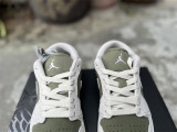 Authentic Air Jordan 1 Low GS Green/Grey