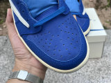 Authentic Travis Scott x Air Jordan 1 Low Blue/White