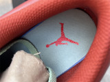 Authentic Air Jordan 1 Low GS Sail/Red/Green