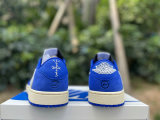 Authentic Travis Scott x Air Jordan 1 Low Blue/White